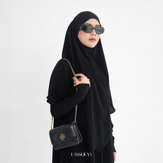 Lassofya - French Khimar Syari Wanita Premium Umrah Haji - French Khimar Noora (FK only)