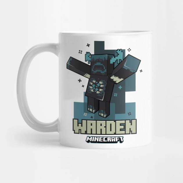 Minecraft warden - แก้วน้ําชา Minecraft