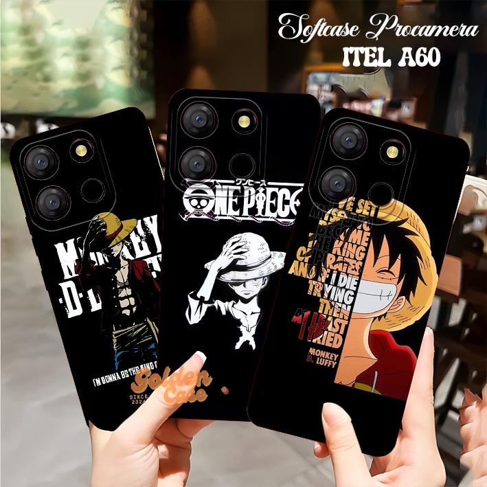 Softcase Procamera ITEL A60 - A60s One Piece Motif Fashion Cool Modern โทรศัพท์มือถือซิลิโคนทุกประเภ