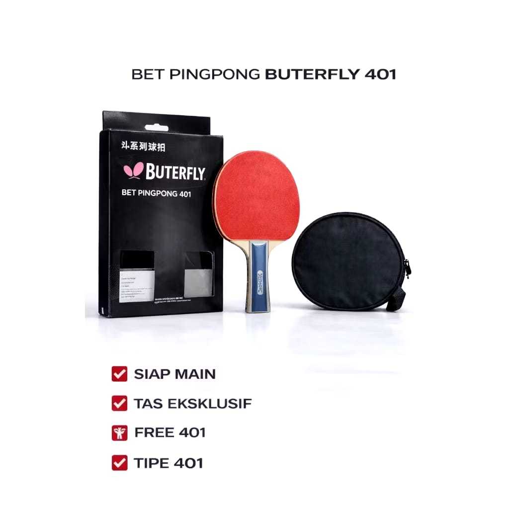 BTR FLY T-401 ไม้ปิงปอง / Series 4 ค้างคาวปิงปอง