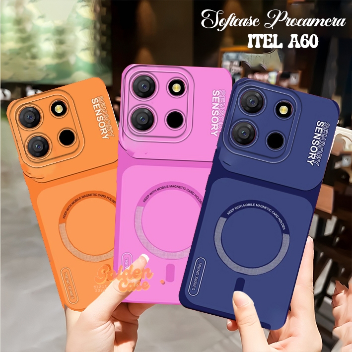 [233] Fashion Case ITEL A60 - A60s Last Rainbow Circle Motif Fashion Case Cassing