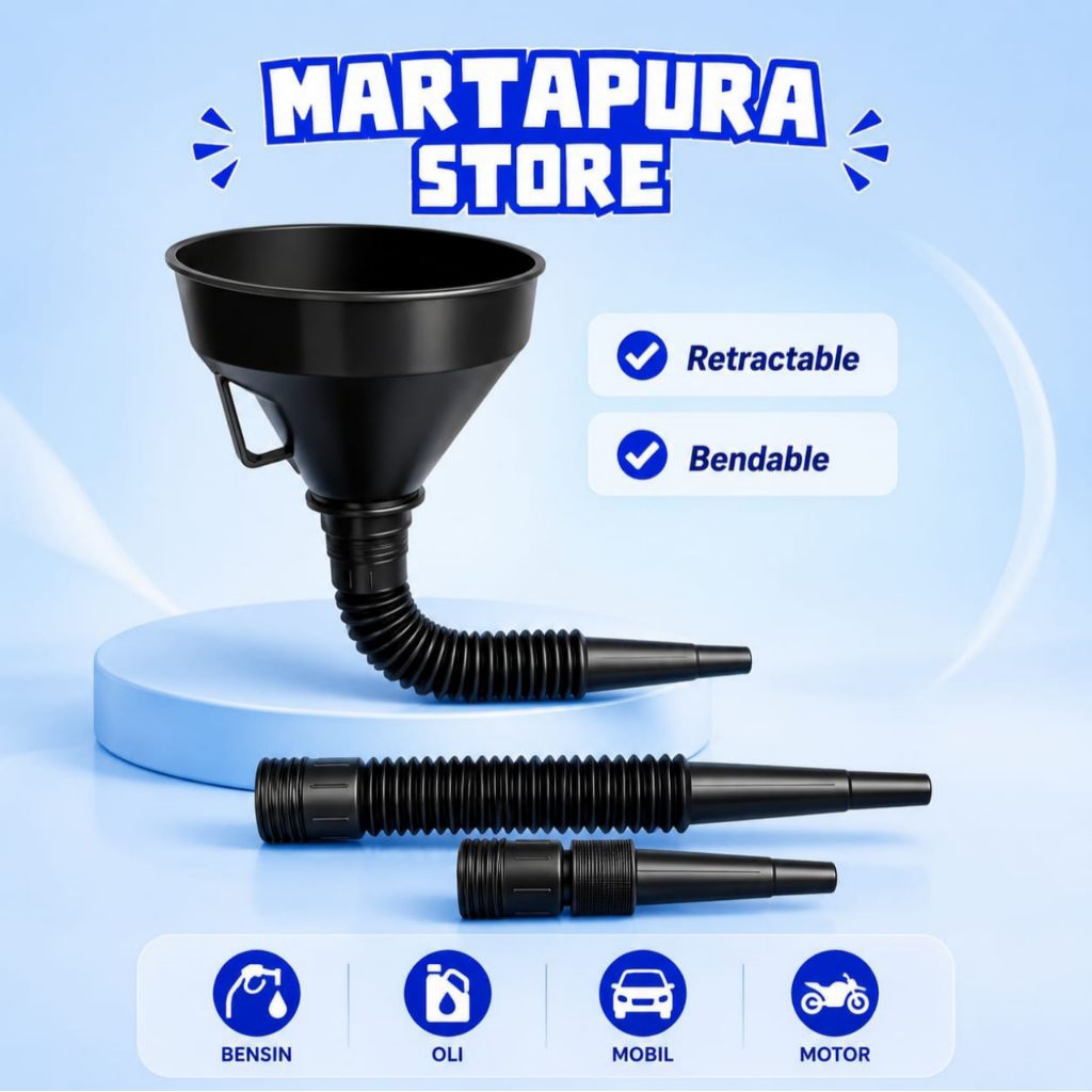 FLEXIBLE GASTOLINE FUNNEL / FUNNEL ยืดหยุ่น