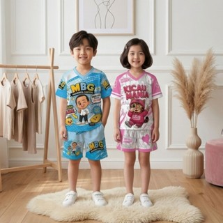 SET JERSEY ANAK VIRAL MBG KICAU MANIA / SETELAN JERSEY ANAK UNISEX  / JERSEY ANAK TERBARU