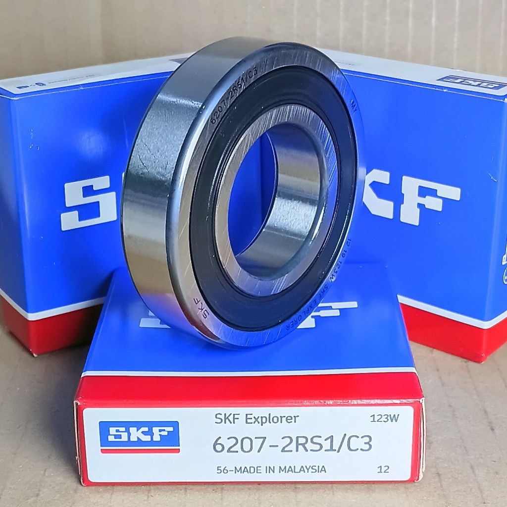 BEARING 6207 2RS1/C3 ยางหมวก SKF LAHER LAKER