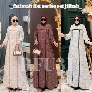 FATIMAH SERIES GAMIS SET JILBAB SEGIEMPAT