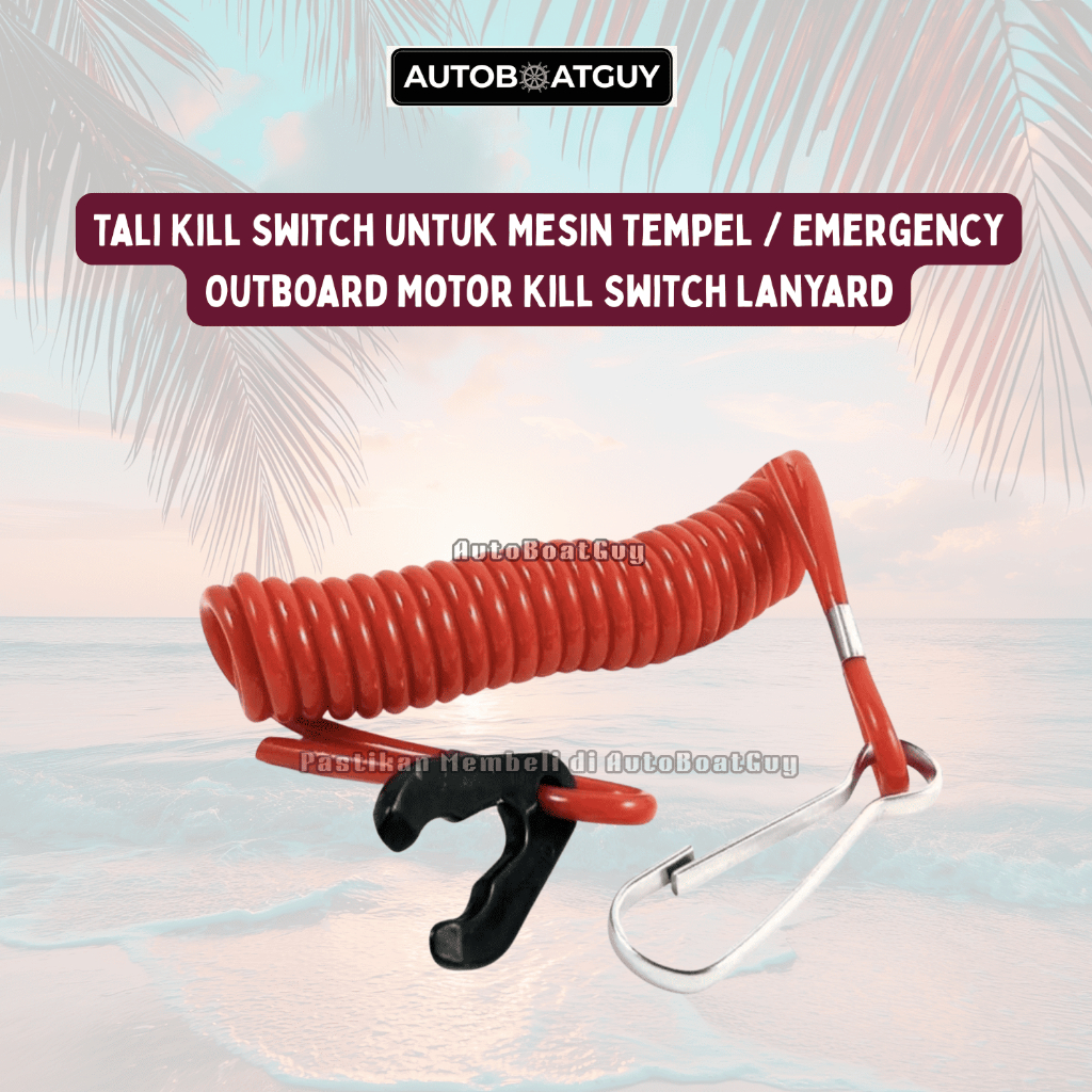 MESIN Kill Switch Strap for Emergency Outboard Motor Kill Switch Lanyard