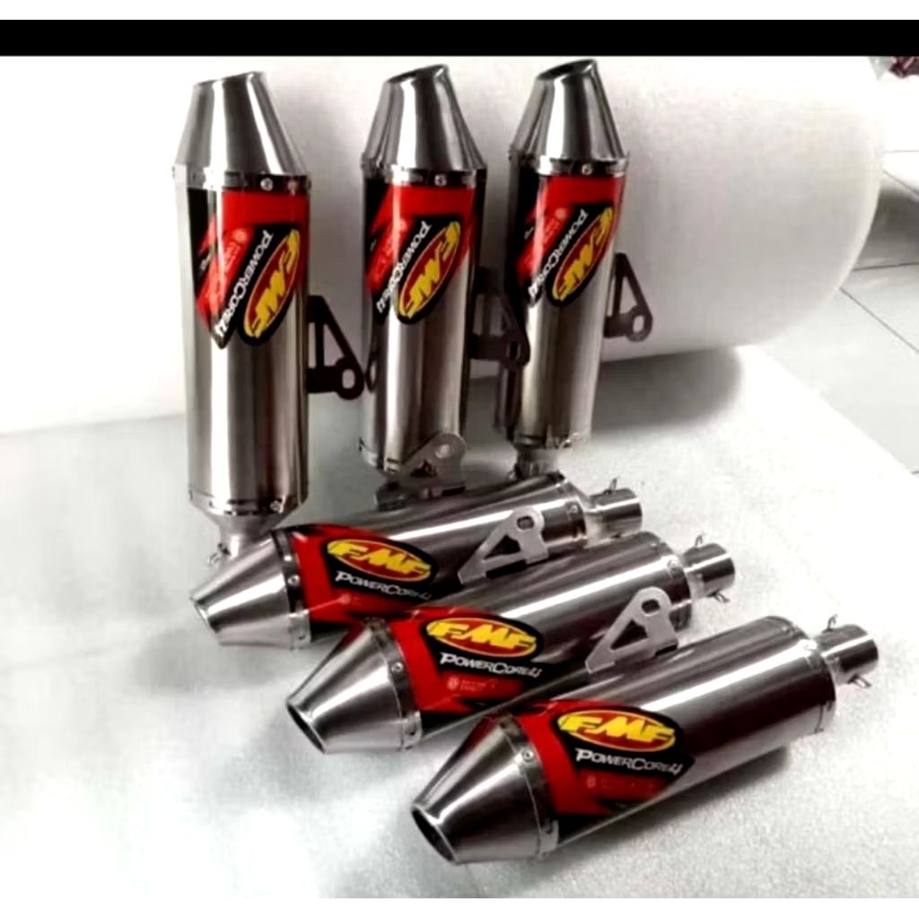 ตัวเก็บเสียง fmf powercore4 ท่อไอเสียเปิดท่อสแตนเลส 38 มม. เท่านั้น