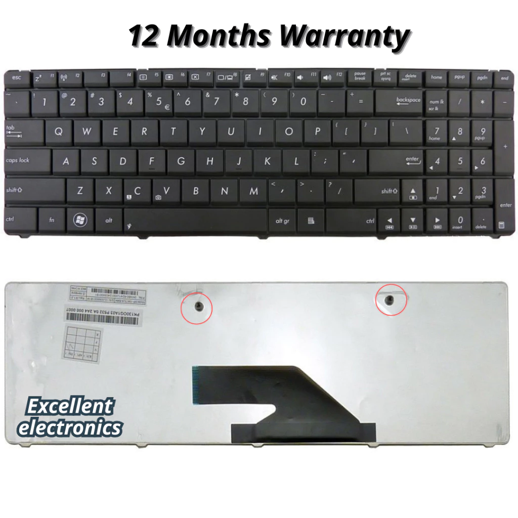 คีย์บอร์ด Asus K75A/K75VJ/K751L/K75DE/K75D/K756U/K75VM thumbnail 4