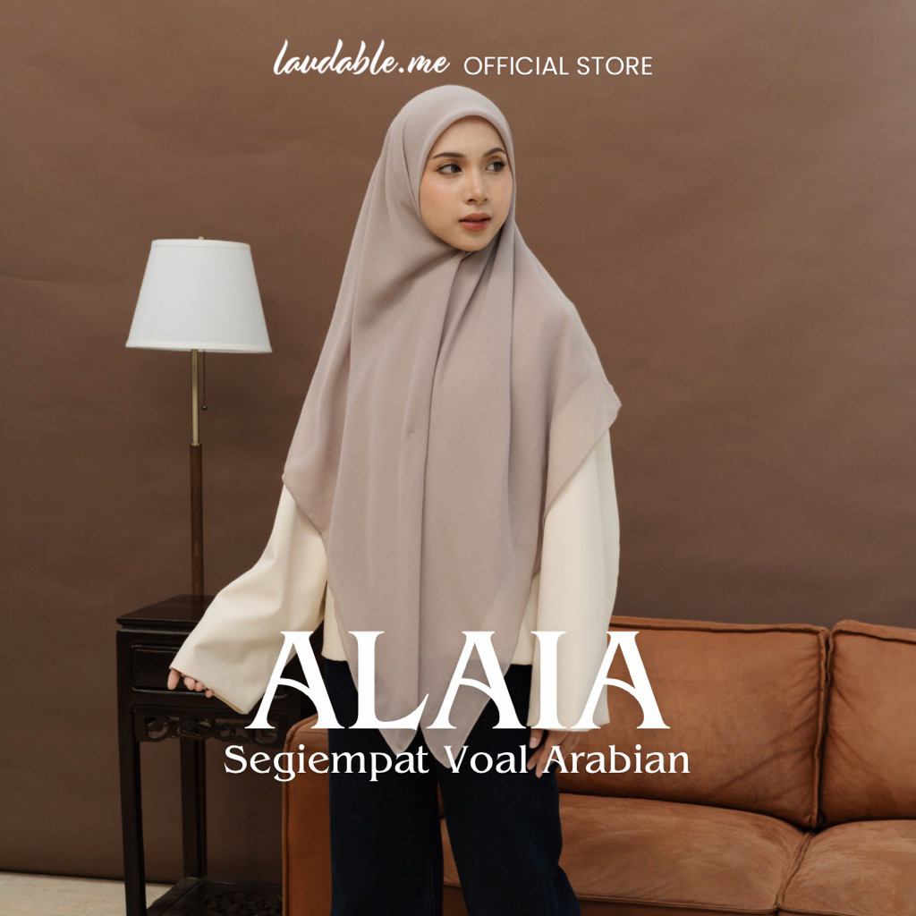Laudable - Alaia Square Voal Square (สี่เหลี่ยมอาหรับ)