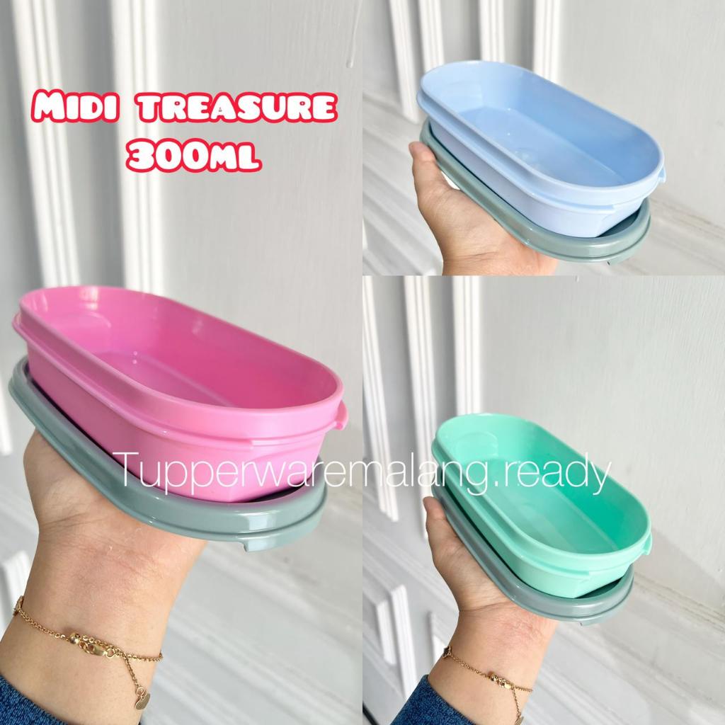 TUPPERWARE MIDI TREASURE 300ML LUNCH BOX/ CLASSIC SLIM LUNCH BOX/ LUNCH LITE