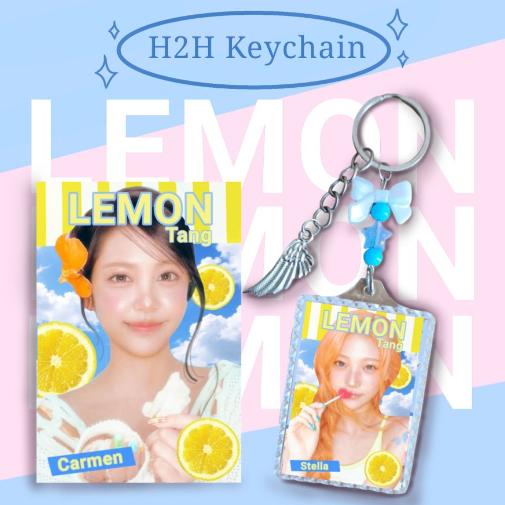 พวงกุญแจ HEARTS2HEARTS LEMONTANG LEMON TANG/ HEARTS2HEARTS/ HEARTS2HEARTS LEMONTANG LEMON TANG CLEAR