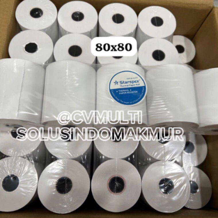 กระดาษความร้อน แคชเชียร์ ใบเสร็จรับเงิน 80x80, 80x50, 57x47, 57x30