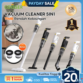 COOGER Vakum Cleaner 5IN1 Vacuum Pembersih Kasur Sofa Kuat Tanpa Kabel Penyedot Debu Tanpa Kabel Garansi 1 Tahun