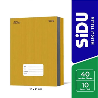 (1PACK ISI=10) BUKU TULIS 38/ 58 KRAFT SAMPUL COKLAT
