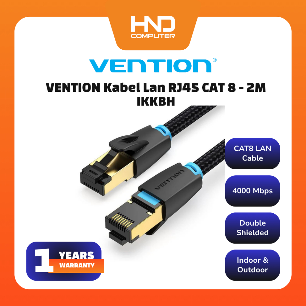 VENTION RJ45 CAT 8 - 2M สาย Lan