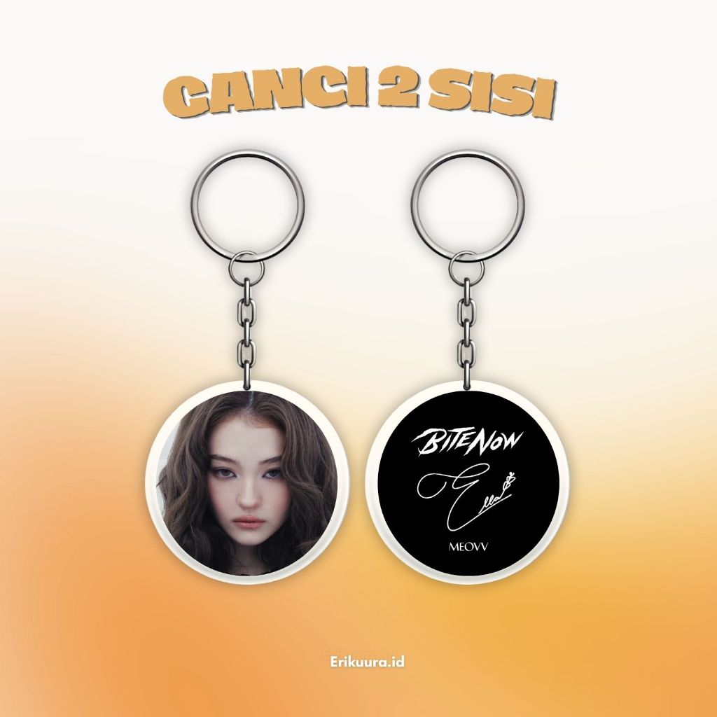 GANTUNGAN KEYCHAIN PAWM BITE NOW REVERSIBLE KEYCHAIN KPOP IDOL พวงกุญแจ UNOFFICIAL GAWON ANNA SOOOIN
