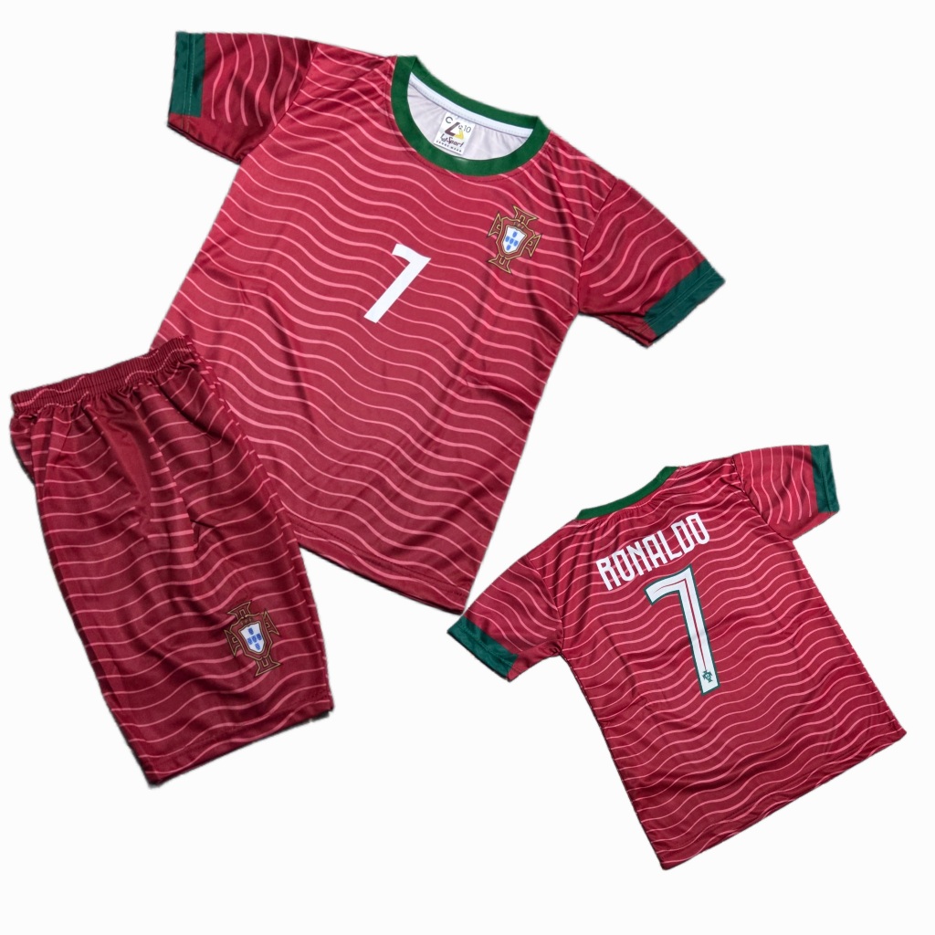 AL NASRR RONLDO KIDS FOOTBALL JERSEY/RONALDO PRINTING SHIRT