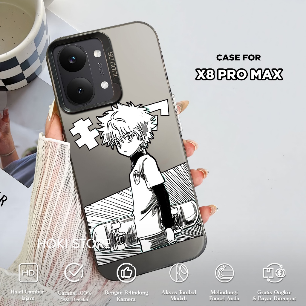 HP CASE POCO X8 PROMAX - HUNTER X HUNTER Motif - HYBRID IMD PLATE PREMIUM GLOSSY SO COOL - เคสมือถือ