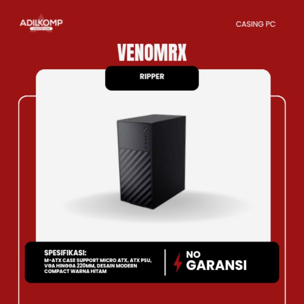 VENOMRX PIPPER เคสพีซี M-ATX