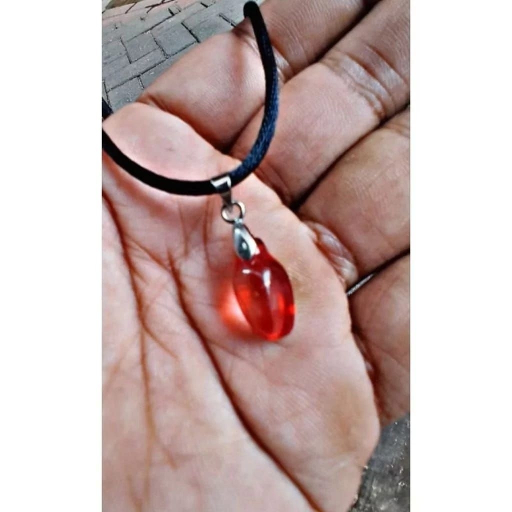 MERAH Siem สร้อยคอสีแดงรูปดอกตูม