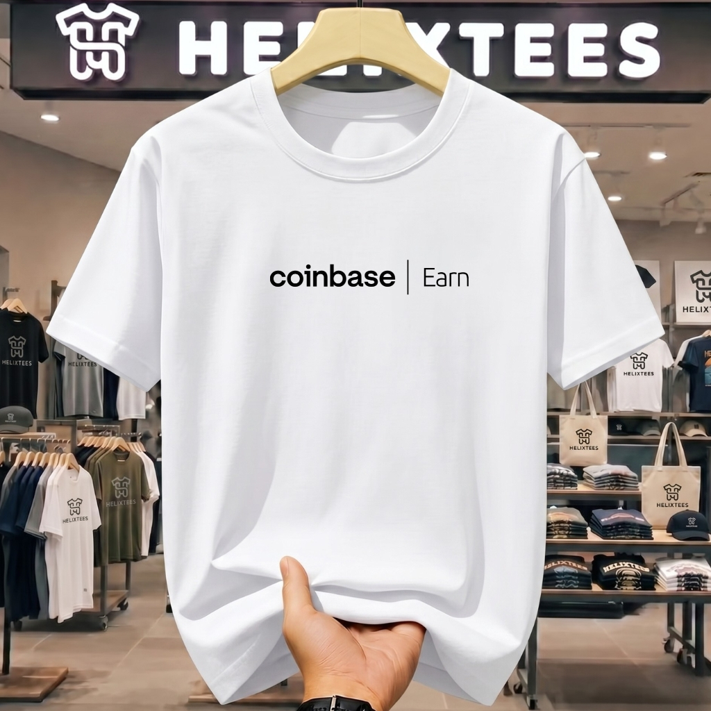 เสื้อยืด Distro Cotton Coinbase 20S - สบายและนุ่ม Unisex ของแท้ คุณภาพระดับพรีเมียม ล่าสุด