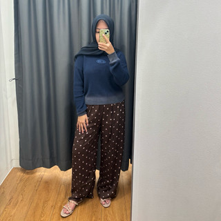 FENOURA LABEL - Flowy Pants Polkadot - Kulot Rayon Premium - Celana Polkadot