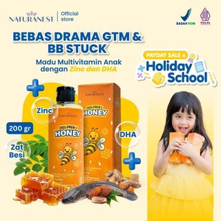 NATURANEST Childrens Honey 200gr - Madu Multivitamin Anak