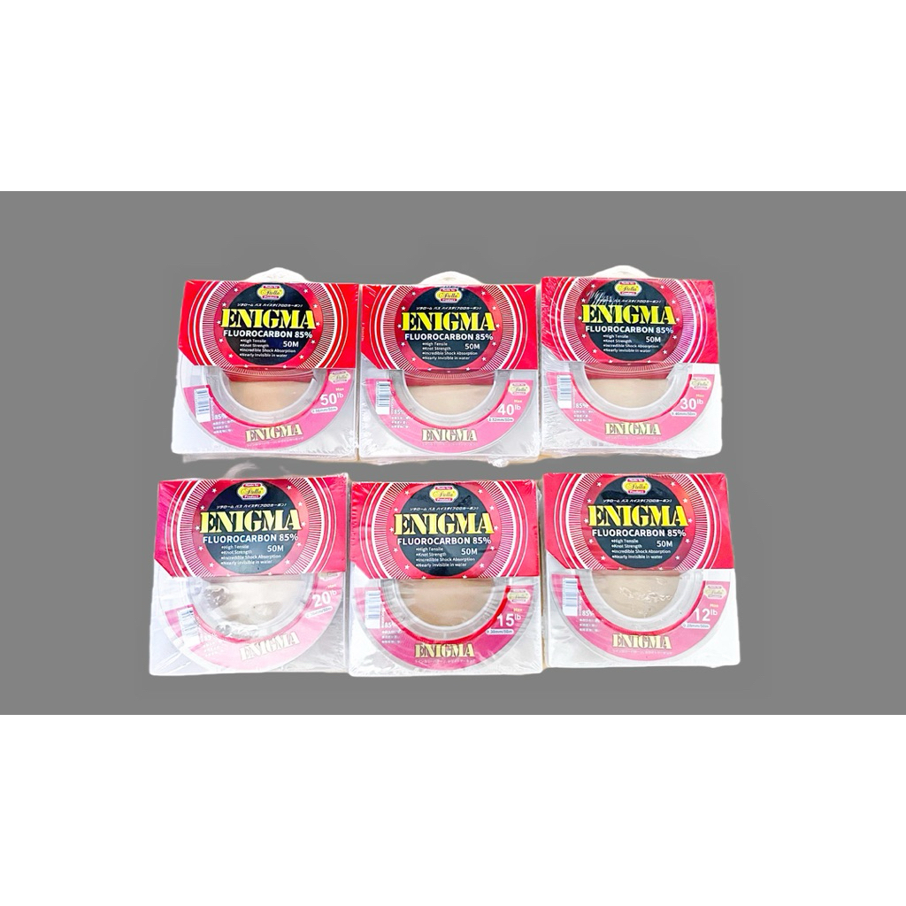Stella Enigma 12lb 15lb 20lb 30lb 40lb 50lb สายผู้นําฟลูออโรคาร์บอน 50m