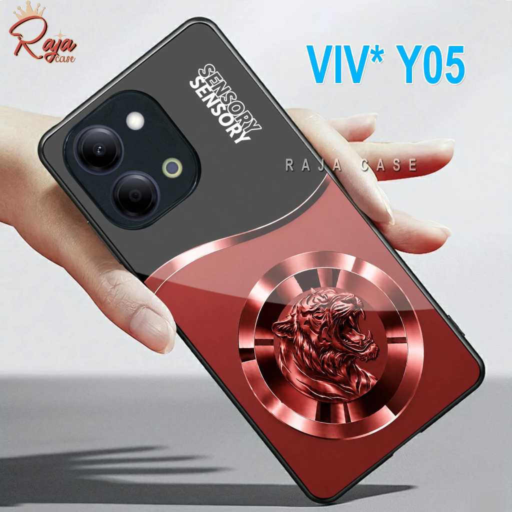 เคสโทรศัพท์ HP VIVO Y05 - VIVO Y05 Glossy Glass SoftCase - N233