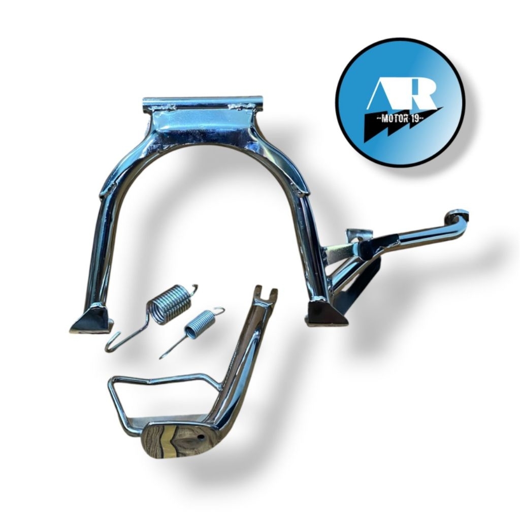Chrome Center & ขาตั้งด้านข้างสําหรับ Aerox 155/Aerox new/Nmx New/Aerox Alpa/Lexi 125/Lexi 150/Lexi 