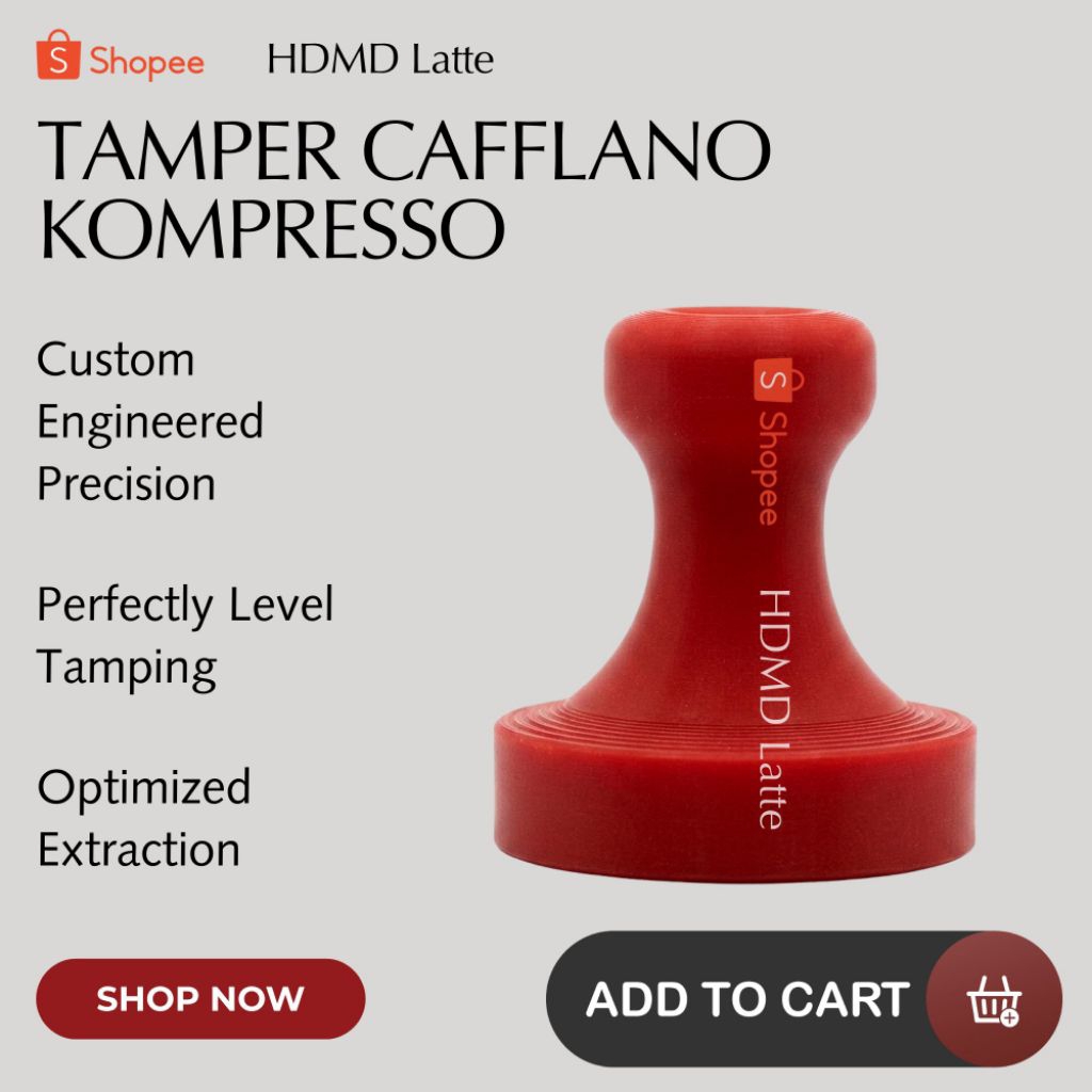 Tamper Caffilano Compresso Espresso Maker (Perfect Size)