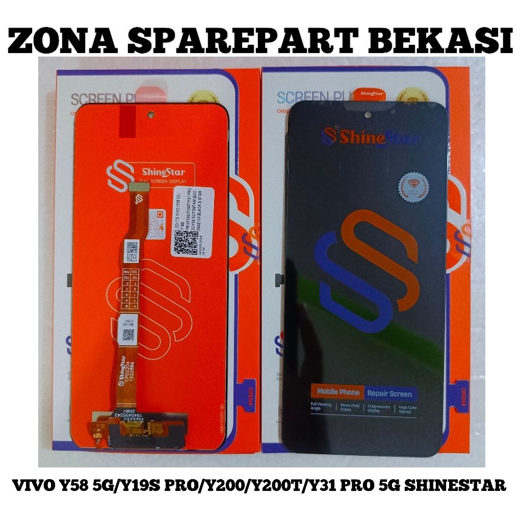 LCD+TS VIVO Y58 5G/Y200I/Z9X/T3X/SHINESTA/LF SILVER