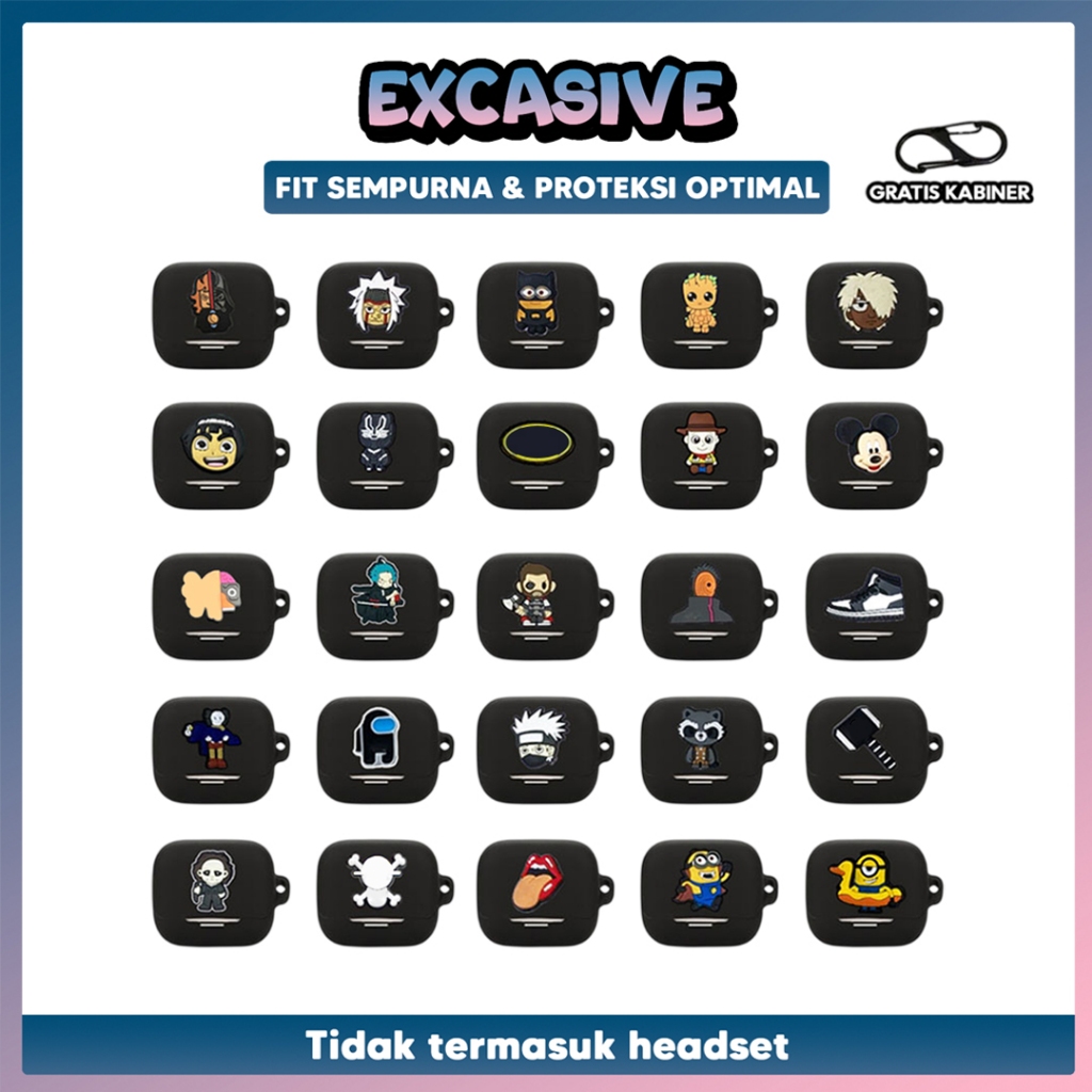 [KD] เคส K20i สีดํา Jibitz ตัวละคร Dart Veder Premium Softcase Soundcore Tws Protector