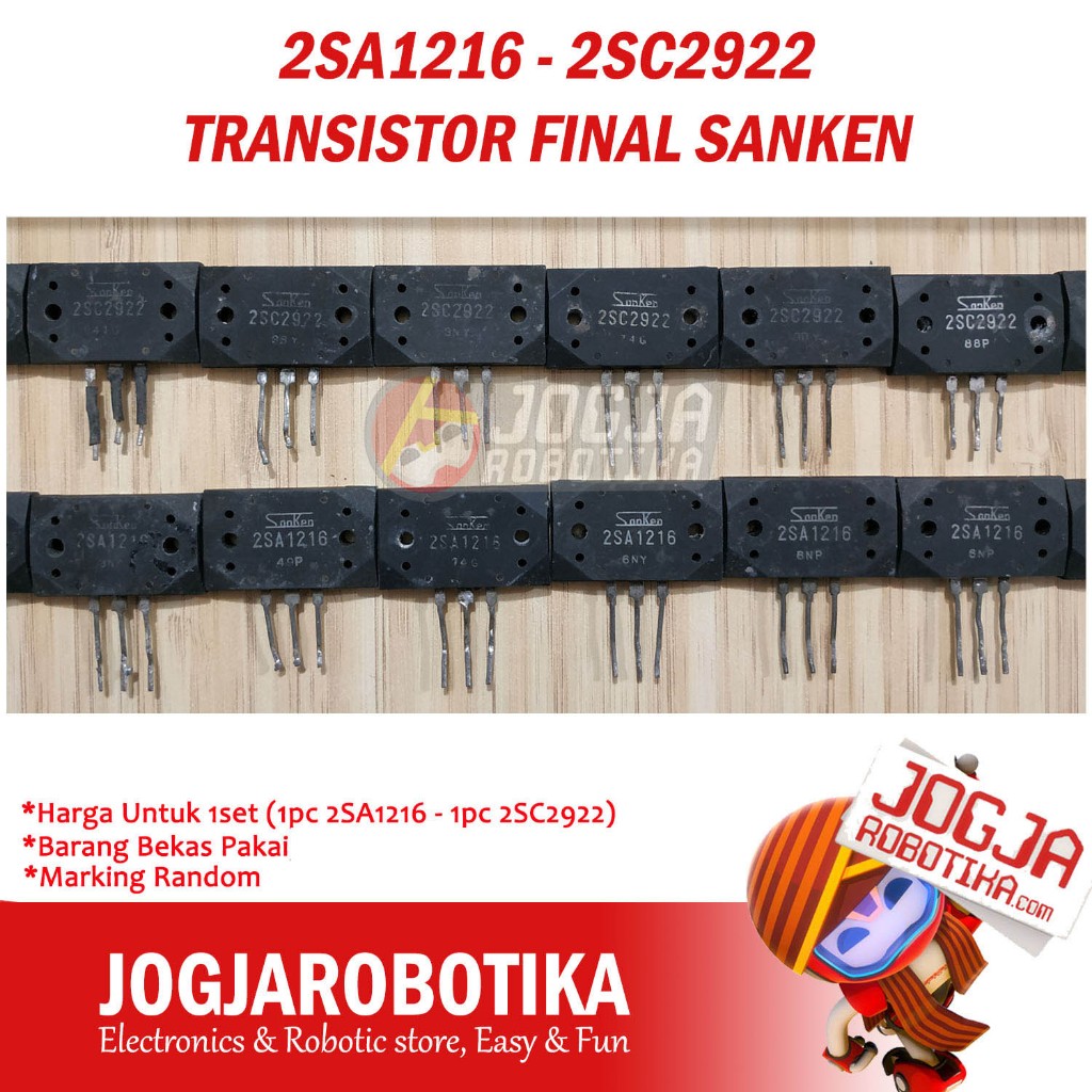 2SA1216 2SC2922 SANKEN FINAL ทรานซิสเตอร์