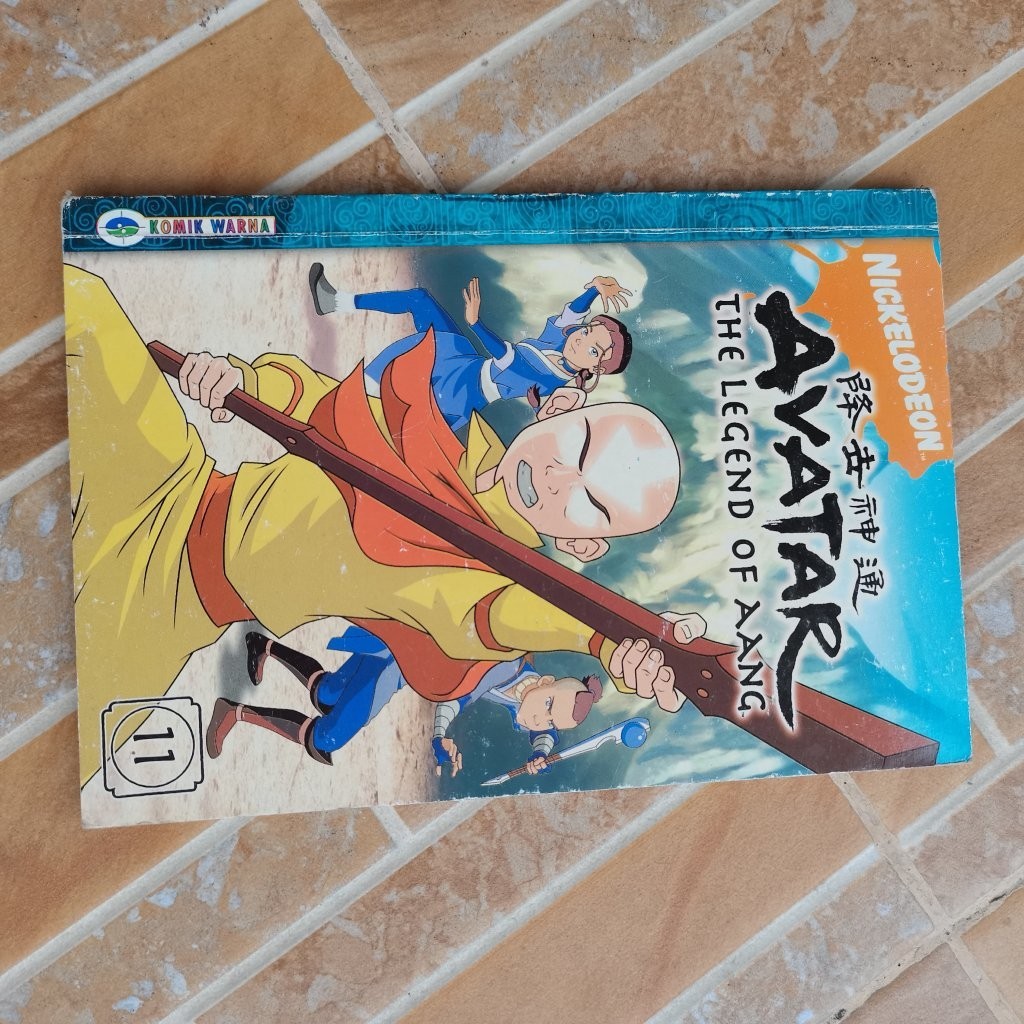 A731. หนังสือวาดภาพ BY NICKELODEON THE LEGEND OF AANG VOL 11 PRELOVED AVATAR TITLE