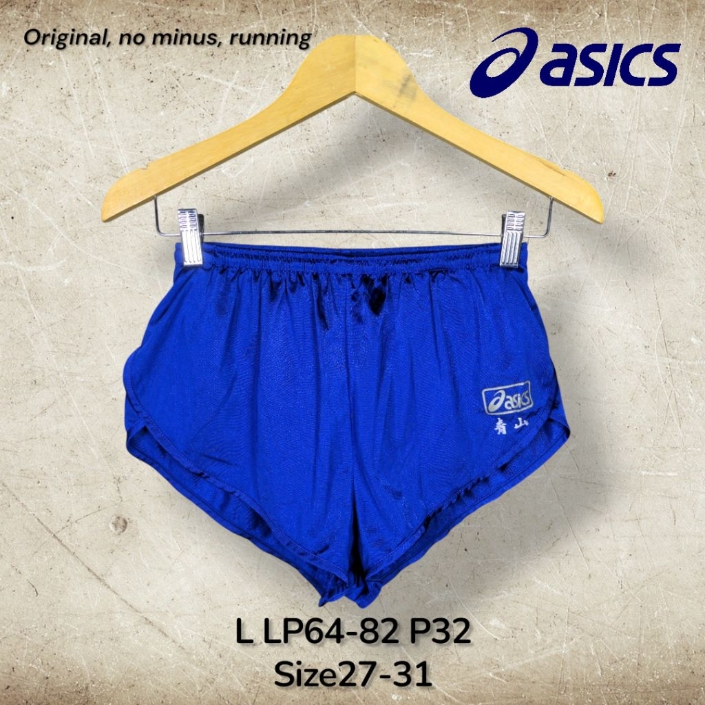 กางเกงวิ่งขาสั้นสีน้ําเงินผู้หญิงขนาดใหญ่ Made in Japan ASICS XT2502