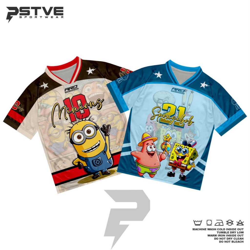 ARD Minion Streetwear Unisex พิมพ์เต็ม Streetwear เสื้อเด็ก