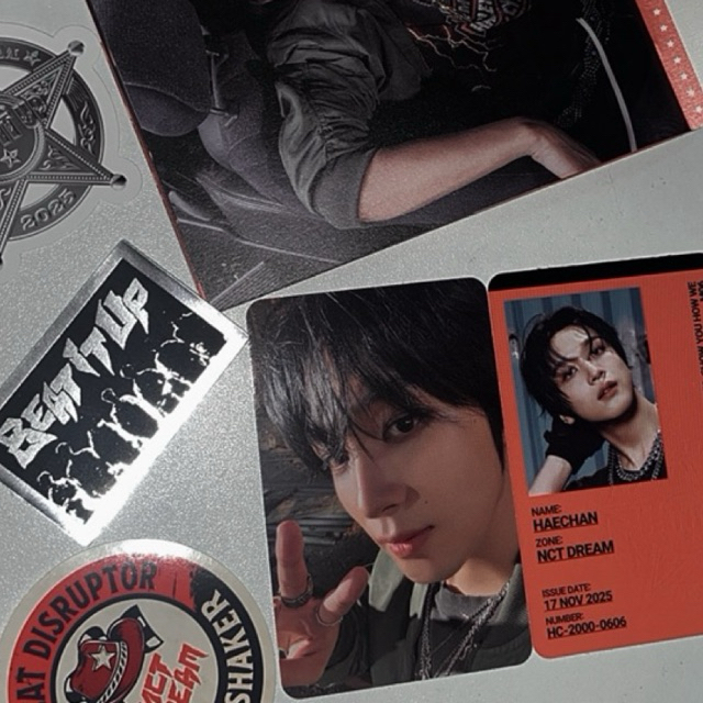 Haechan Photocard อัลบั้ม Digipack Beat it Up