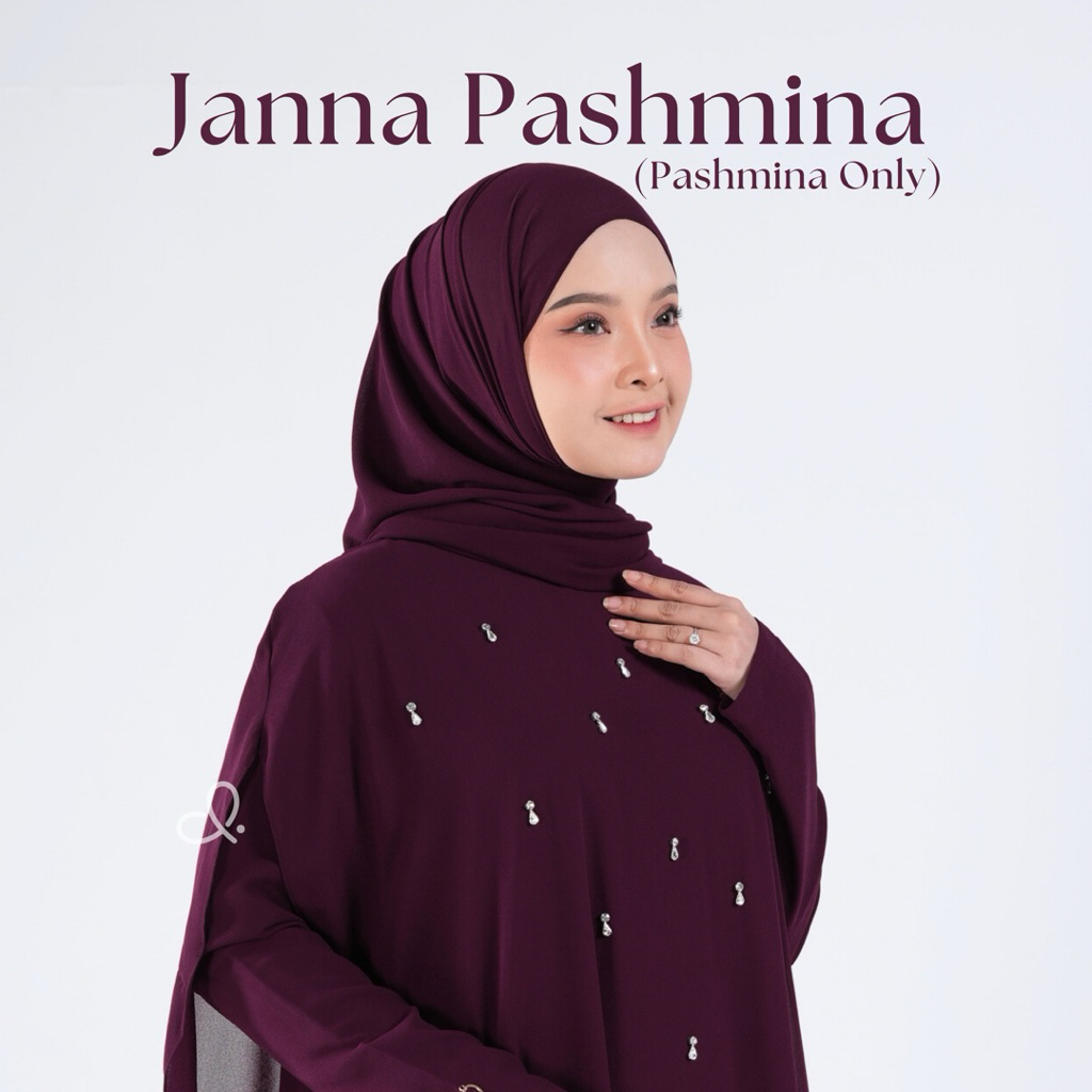 Dailyal - Janna Pashmina Ceruty (175 ซม. x 75 ซม.)