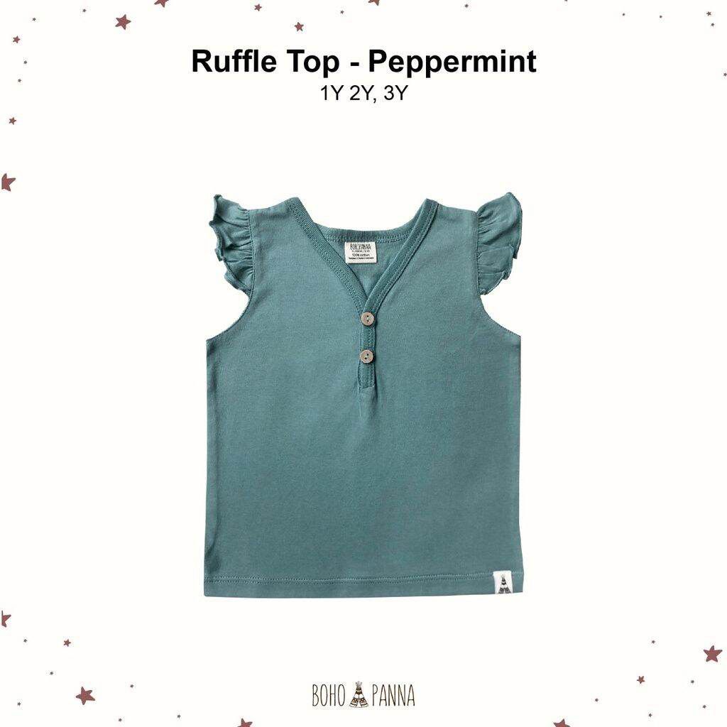 BOHOPANA RUFFLE TOP / DISNEY RUFFLE TOP