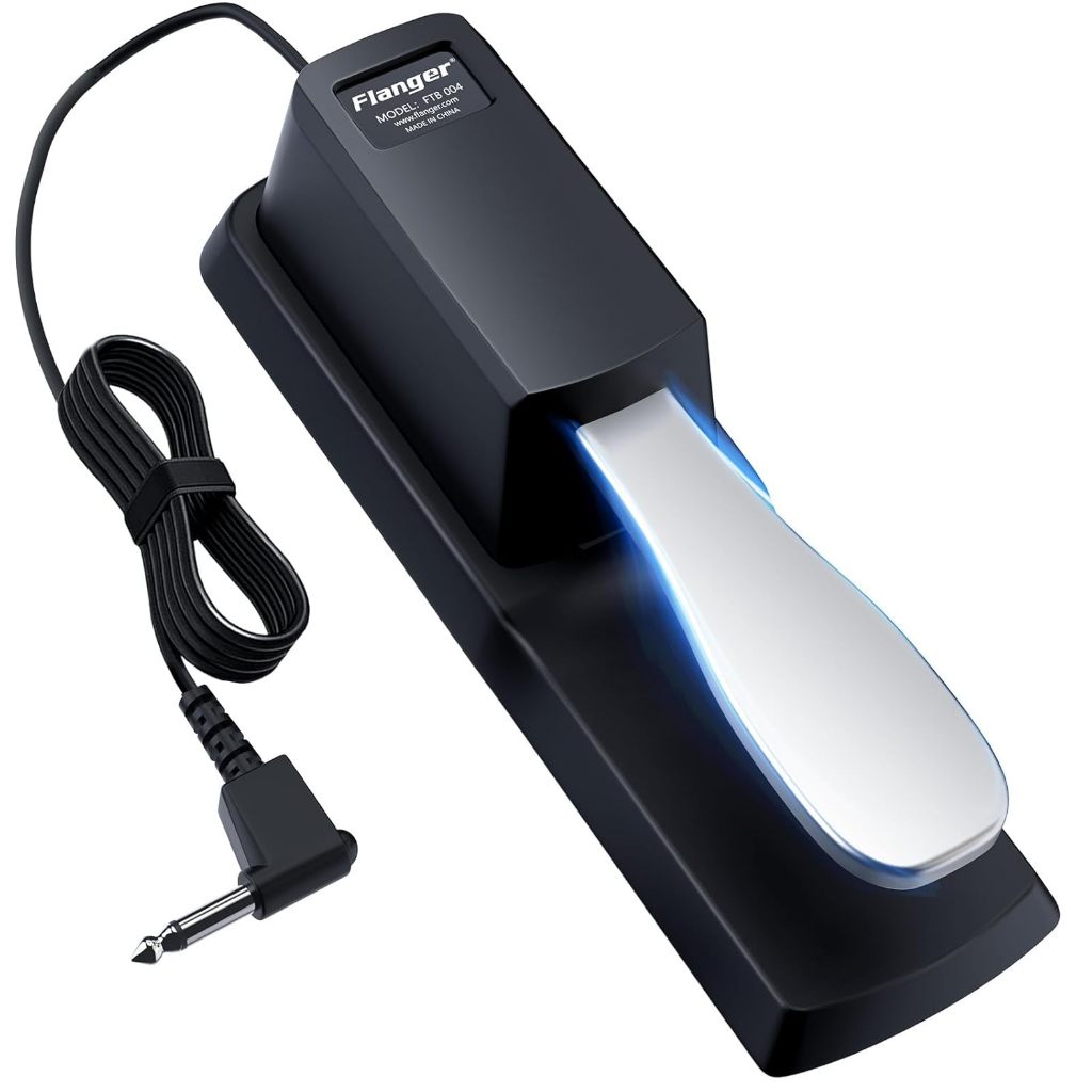 Flanger FTB-004 Sustain Pedal Universal Foot Damper สําหรับคีย์บอร์ดเปียโนอิเล็กทรอนิกส์ดิจิตอล
