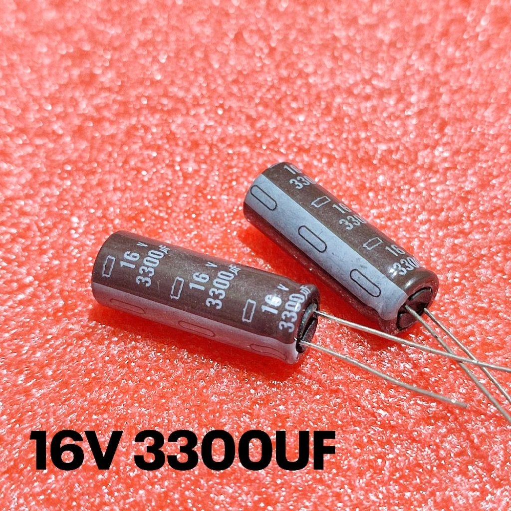 ELCO CAPACITOR 16V 3300UF สุ่ม