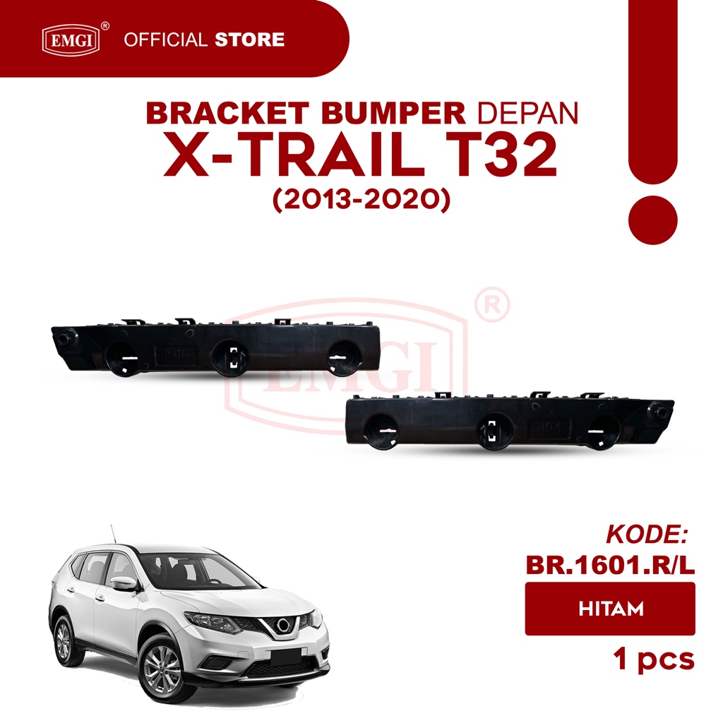 เอ็มจีไอ - ขายึดกันชนหน้า เอ็กซ์เทรล ที32 2013 2014 2015 2016 2017 2018 2019 2020 สีดํา - พี่ชาย.1601.ร/ล