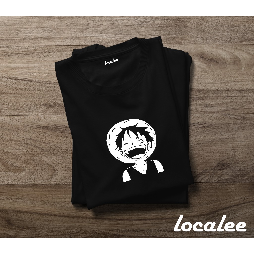 DISTRO เสื้อยืด / LAUGHING LUFFY TSHIRT / MENS TOP / เสื้อยืดผู้ชาย - ANIME MANGA LUFFY