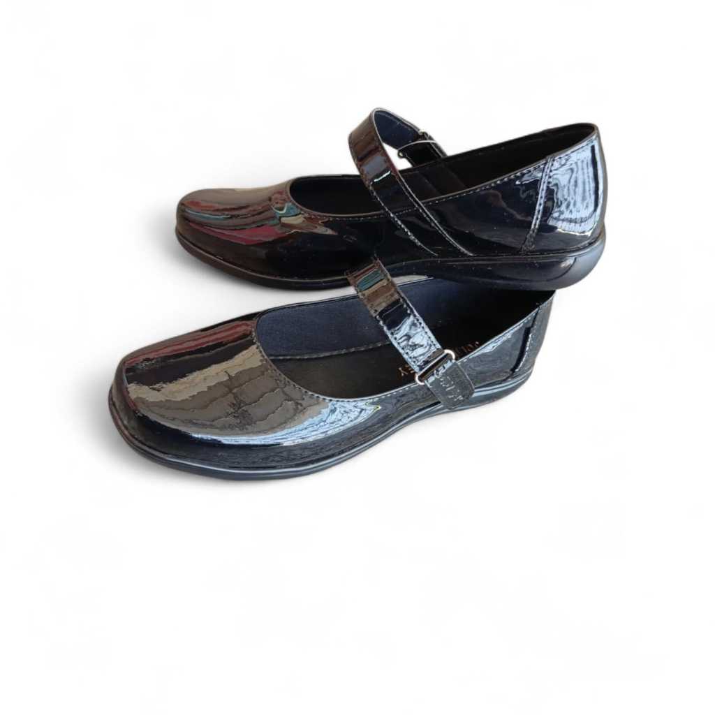 Jolie Ashley Bebe05 รองเท้าโลฟเฟอร์น้ําหนักเบาสีดําสําหรับผู้หญิง