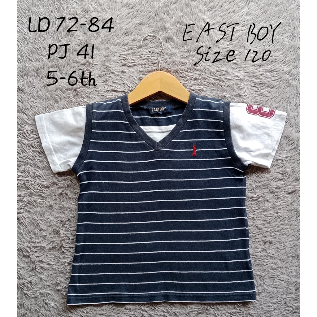 EAST BOY เสื้อยืดสําหรับเด็กอายุ 5-6 ปี