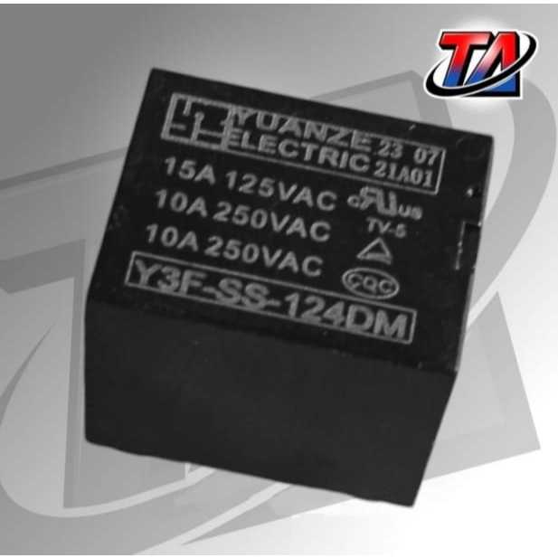 RELAY YUULE Y3F-SS-124DM (พิน 24V4)/YUANZE 124DM 24V4