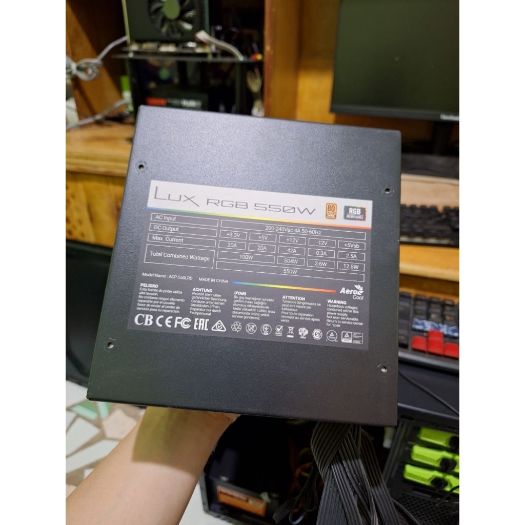 แหล่งจ่ายไฟ 80 Plus Gaming PSU 80+ 500W 600W 450W 550W 620W 400W