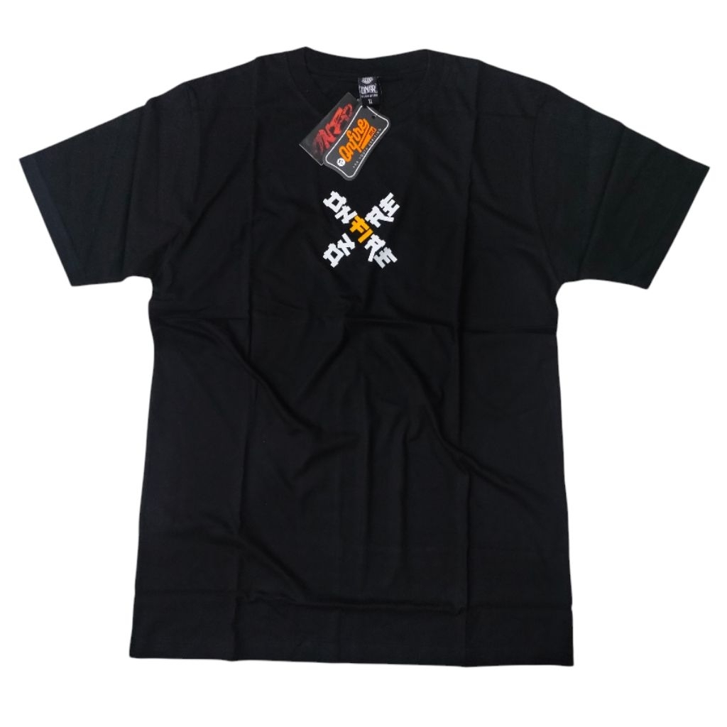 ONFIRE เสื้อยืดแขนสั้นสําหรับผู้ชายและผู้หญิง Distro ONFIRE