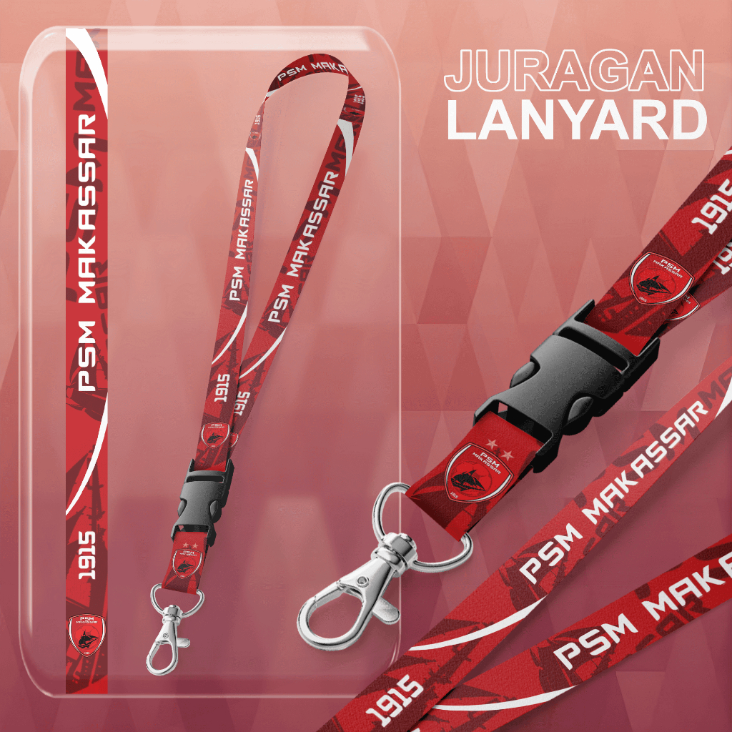 GANTUNGAN Lanyard / สายคล้องคอ PSM MAKASSAR